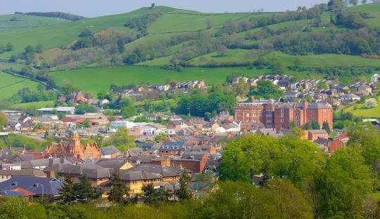 Georgian Terrace Town House In Mid Wales Villa Newtown  Ngoại thất bức ảnh